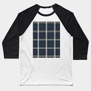 Indigo Plaid Baseball T-Shirt